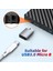 Alfais 4570 USB Type C To Micro B USB Çevirici Dönüştürücü Adaptör 5