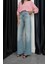 Light Blue Yıkamalı Straight Jean 4