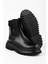 Kadın Loka Siyah Kalın Taban Bot 3