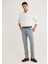 Milan Classic Denim Vintage Açık Mavi Jean Pantolon 0081089772 2