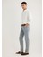 Milan Classic Denim Vintage Açık Mavi Jean Pantolon 0081089772 4