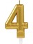 4 Rakam Mum Gold Renk 1