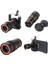 8X18 Zoom Teleskop Telefon Kamera Lensi Mini El Dürbünü 1