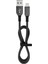 12 Watt 2.4A Usb-A To Lightning 1.2m Hızlı Şarj Kablosu Siyah FC35 1