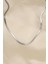 316L Çelik Silver Renk 45 cm Italyan Zincir Model Kadın Kolye - TJ-BKO5903 2
