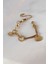 316L Çelik Gold Renk 2'li Zincir Model Zirkon Taş Detay Kadın Bileklik - TJ-BB5457 1