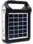 2400MAH Çok Fonksiyonlu Taşınabilir Solar Güneş Enerjili USB Ile Şarj Edilebilir Powerbank Kamp El Feneri 1