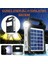 2400MAH Çok Fonksiyonlu Taşınabilir Solar Güneş Enerjili USB Ile Şarj Edilebilir Powerbank Kamp El Feneri 2