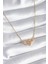 316L Çelik Gold Renk Zirkon Taşlı Tiffany Model Kadın Kolye - TJ-BKO8252 1