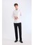 %100 Pamuk Yazlık Jogger Pantolon Regular Fit Normal Kesim Keten Görünümlü Düz Paça Cepli B4138AX25SP 2