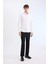 %100 Pamuk Yazlık Jogger Pantolon Regular Fit Normal Kesim Keten Görünümlü Düz Paça Cepli B4138AX25SP 5