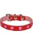 Taşlı Kedi ve Yavru Köpek Tasması 1*23 cm Kırmızı Medium 2