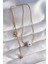 316L Çelik Gold Renk Mineli Nazar Model Kolye - TJ-BKO8757 2