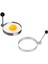 Metalik Daire Şeklinde Metal Omlet Yumurta ve Krep Kalıpları 1