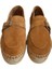 Taba Süet Hasır Taban Tokalı Loafer 3