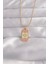 316L Çelik Gold Renk Karışık Mineli Ay Figür Tarot Kolye - TJ-BKO9036 1