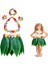 Çocuk Hawaii Kostüm Seti - Yaprak Etek & Hawaii Set - 5 Parça 1
