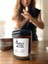 Amber Kokulu Meditasyon Mumu | Kök Çakra Dengeleyici | Yoga ve Nefes Seansları İçin | Doğal Soya Kavanoz Mum 170 gr - 6fl Oz 3