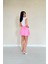 Pembe Poplin Balon Etek 4