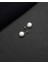 Doğal Su Incisi Kadın Stylish Evening Dress Gümüş Küpe 9 mm 3