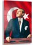 Atatürk Cam Tablo - Yatay Motif 01-041 1