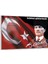 Atatürk Sözleri 5 Cam Tablo - Yatay Motif 01-006 1