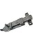Antika Tarz Dekoratif Pirinç Yassı Kapı Sürgüsü - 35X145 Mm, Oksit 1