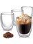 Çift Cidarlı Latte Bardağı - Çay ve Kahve Bardağı 4‘lü Set 300 ml 1