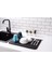 Luxury Mikrotex Bulaşık Matı Süper Emici Bulaşık Kurutma Örtüsü 45X36CM Katlanabilir Bulaşık Matı Siyah 1 Adet 3