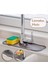 Luxury Elastik Musluk Lavabo Matı Gri-Su Tutucu Düzenleyici Kaydırmaz Mutfak Banyo Matı, 37X12 cm 1 Adet 1