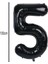 Luxury 5 Rakamı Folyo Balon Siyah (100CM) 1 Adet 1