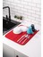 Luxury Mikrotex Bulaşık Matı Süper Emici Bulaşık Kurutma Örtüsü 45X36CM Katlanabilir Bulaşık Matı Bordo 1 Adet 1