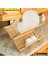 Luxury Katlanabilir Bambu Tabaklık - Bulaşıklık-Orta Boy 38 cm 1 Adet 3
