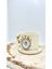 Luxury Nazar Evil Eye Tasarımlı 24K Altın Dekorlu El Yapımı Seramik Fincan 120ML 1 Adet 3