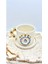 Luxury Nazar Evil Eye Tasarımlı 24K Altın Dekorlu El Yapımı Seramik Fincan 120ML 1 Adet 5