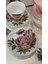 Luxury Çiçek Yaldızlı 6 Kişilik Fincan Takımı (Garden) 1 Adet 3