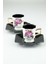 Luxury Rose Garden Black Iki Kişilik Kahve Fincan Takımı 1 Adet 1