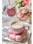 Luxury 2 Adet El Yapımı Seramik Pembe Papatya Model Handmade Türk Kahvesi Fincan Seti 90ML 1 Adet 1