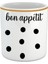Luxury Bon Appetit Espresso, Double Türk Kahvesi Fincanı - Kulpsuz Bardak 1 Adet 1