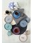 Luxury Rainbow Motto Stackable Çay Takımı 12 Parça 6 Kişilik 1 Adet 2