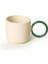 Luxury Stackable Yeşil Halka Kulplu Fincan 8 cm 2 Adet 1 Adet 4