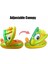 Luxury Dinozor Şekilli Baby Float Bebek Yüzme Simidi Güneşlikli Kapanır Açılır Dino Yeşil 1 Adet 5