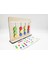 Luxury Montessori 4 Renk Rubik Abaküs Zeka Oyunu + 25 Oyun Kartı 1 Adet 1