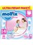 Luxury Molfix Külot Bez Ultra Fırsat Paketi 4 Beden 9-14 kg 86 Adet 1 Adet 2