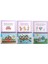 Luxury Sihirli Boyama Kitabı 3'lü Set Hayvanlar Sayılar Araçlar(Water Magic Numbers Vehicles Animals) 1 Adet 3