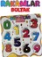 Luxury Eğitici Bul-Tak Puzzle Çocuk Bebek Zeka Geliştirici Oyuncak Rakamlar 1 Adet 2