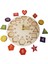 Luxury Ahşap Saat, Geometrik Renkli Şekiller, Bul Tak Puzzle 1 Adet 4