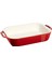Luxury 405108120 Seramık Fırın Kabı, Kıraz 20X16 cm 1 Adet 1