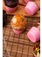 Luxury Pembe Parlak Karton 25'li Kek Kalıbı Kenarı Gold Kaplama Fırında Dağılmayan 6.5x4 cm Muffin Cupcake 1 Adet 3