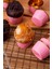 Luxury Pembe Parlak Karton 25'li Kek Kalıbı Kenarı Gold Kaplama Fırında Dağılmayan 6.5x4 cm Muffin Cupcake 1 Adet 4
